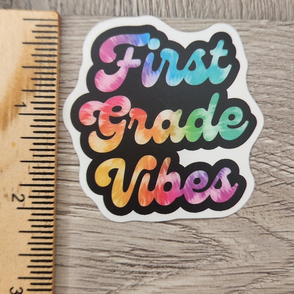 10/$10 Sticker Tie Dye Groovy Hippie 70s Vibe Colorful